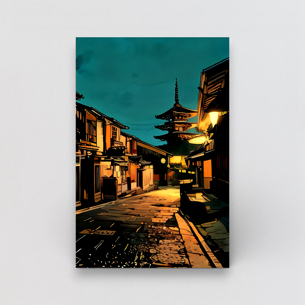 Greeting Card - Higashiyama Twilight