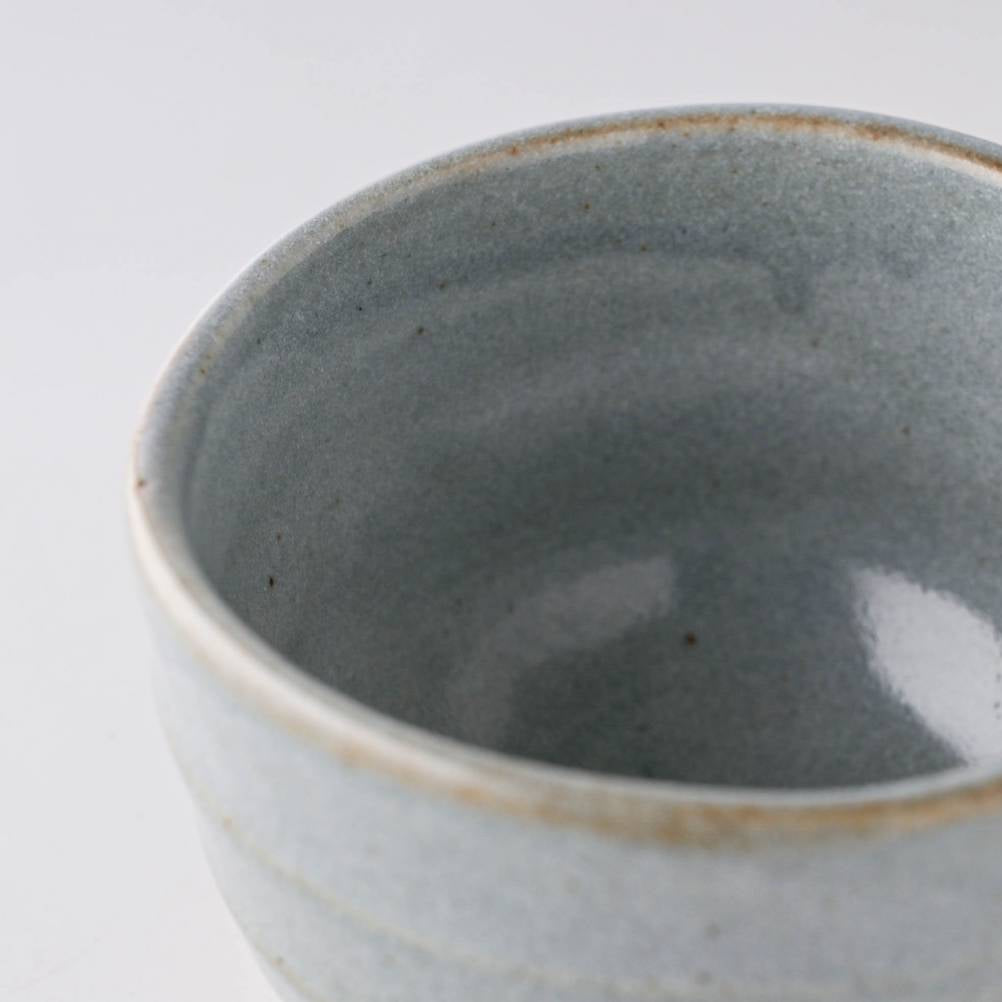 Small Matcha Bowl - Nezumi Shino Sansui