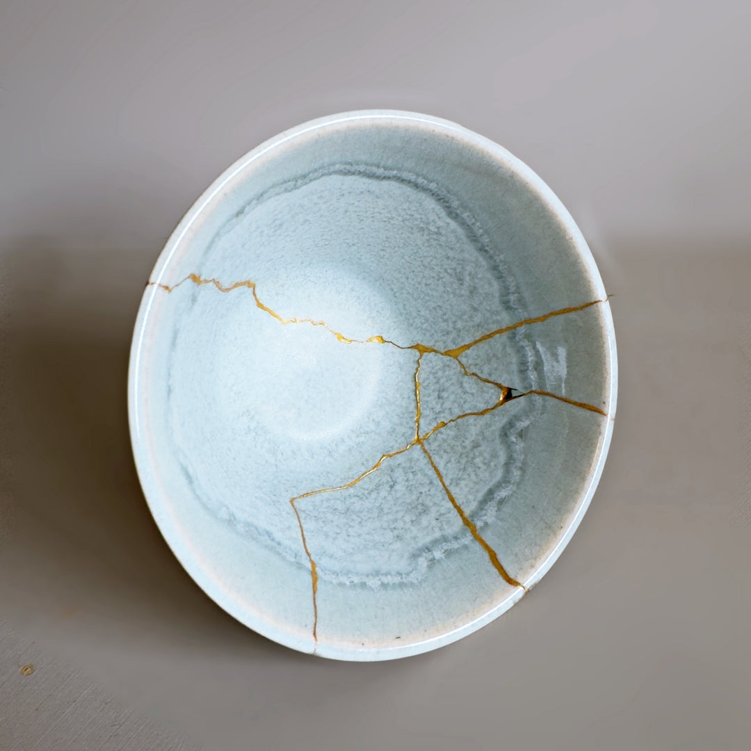 Yobitsugi - Soribachi Pastel Blue & Pink (M)