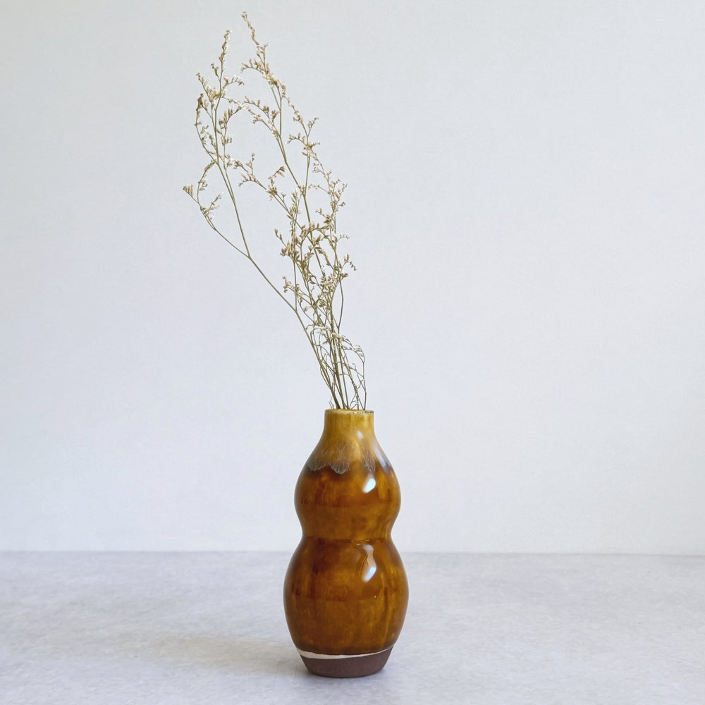 Small Vase & Dried Posy Gift Set - Ame no.2