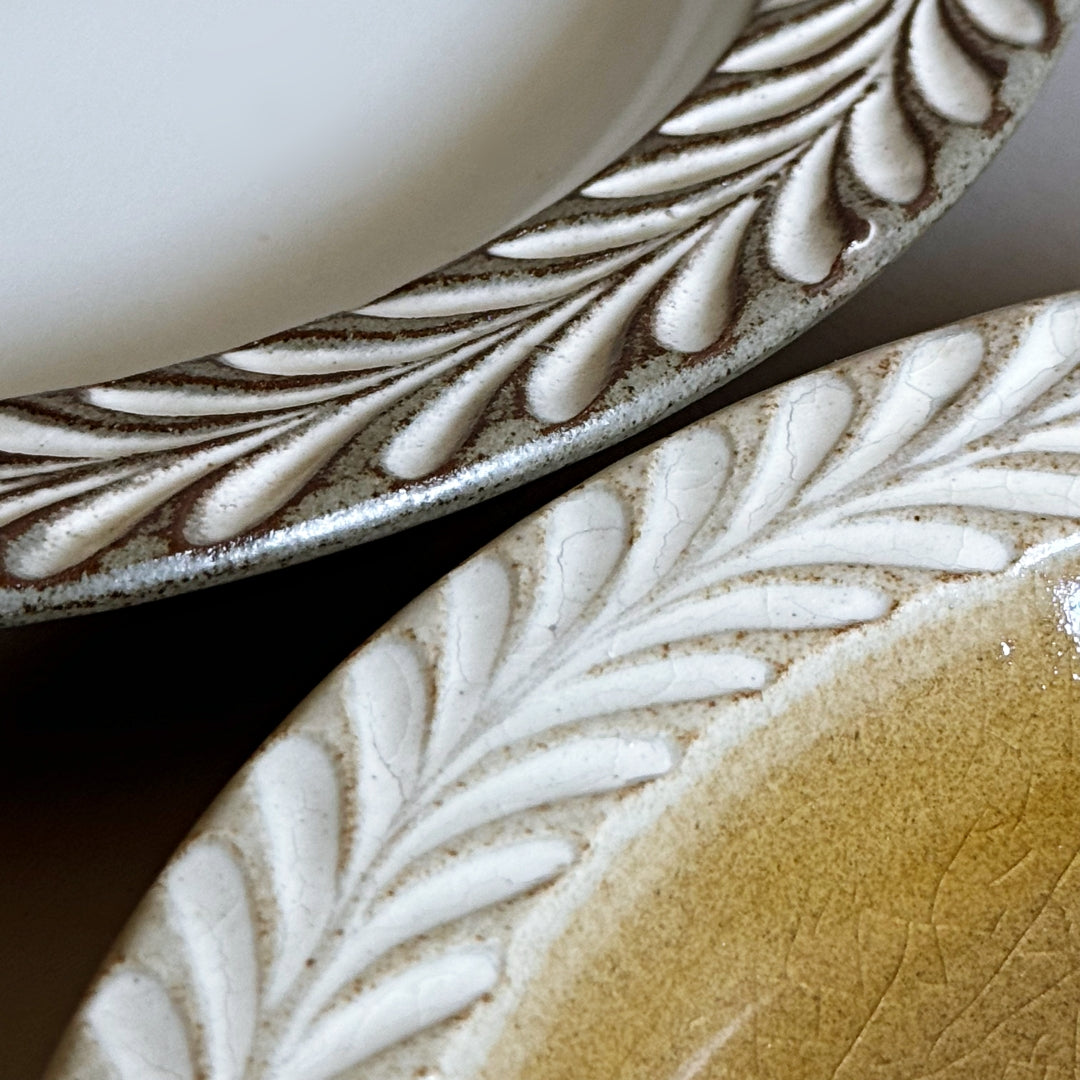 Laurel Large Plate - White