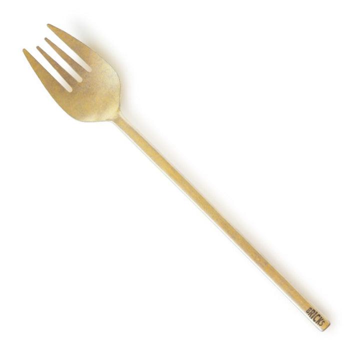 Brass style folk made in Japan by CHIPS JAPAN, available at Toka Ceramis.