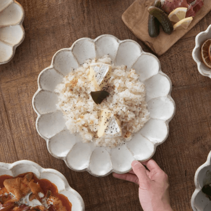 Rinka Large Plate 24.5cm - Toka Ceramics