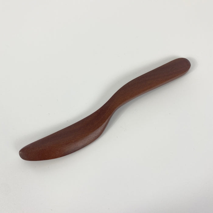 Natural Wooden Butter Knife imported from Japan. Toka Ceramics.