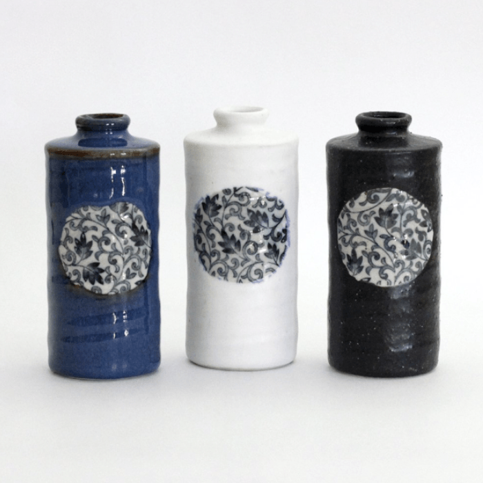 Mino Ware Maple Cylinder Vase - Toka Ceramics