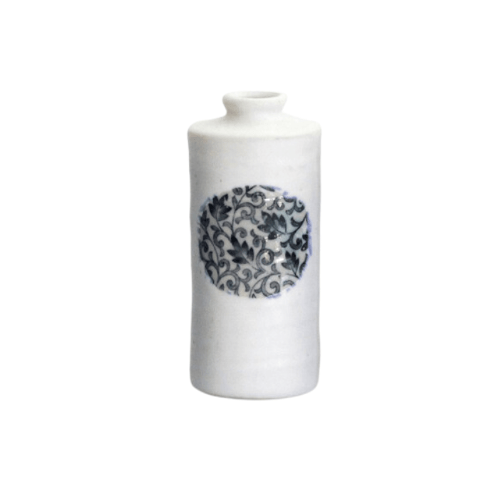 Mino Ware Maple Cylinder Vase - Toka Ceramics