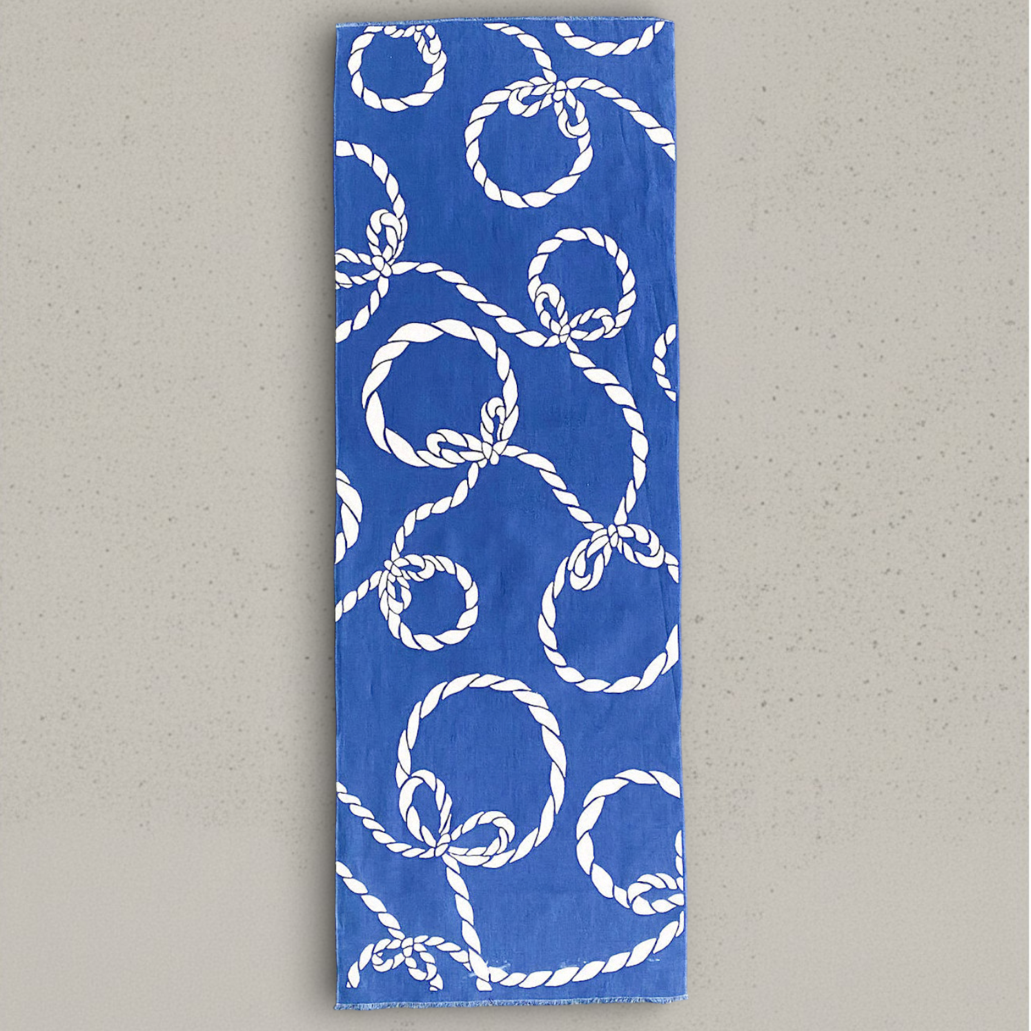 Indigo Tenugui – Enmusubi (Light Blue)