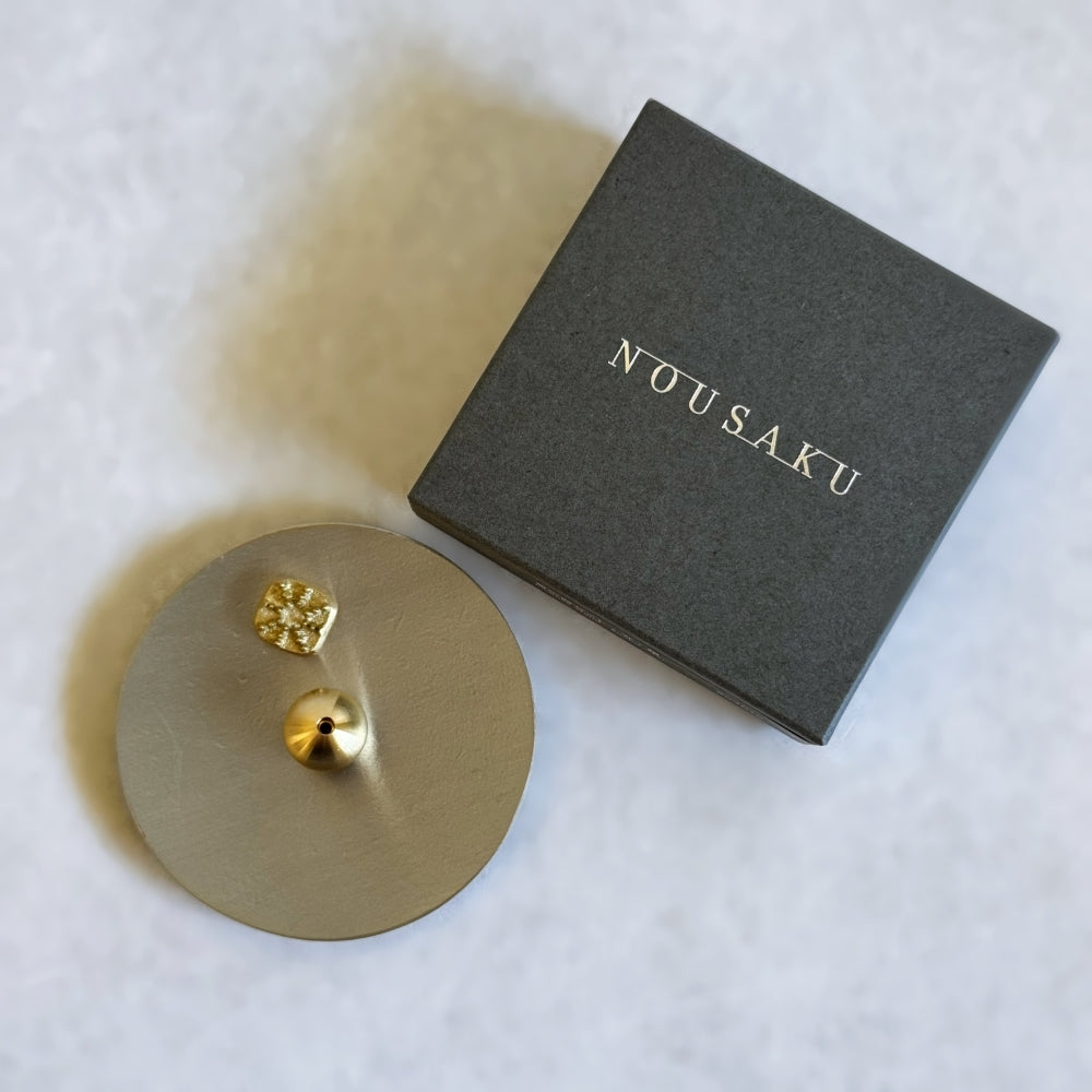 Incense Holder - Round - Tin