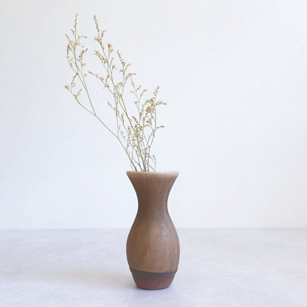 Small Vase & Dried Posy Gift Set - Chestnut no.2