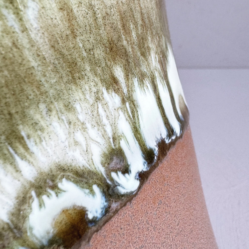 Japanese large bow in brown glaze. Made in Gifu, Japan. Available at Toka Ceramics.