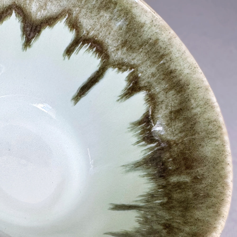 Japanese Mino ware small bowl in brown glaze Made in Gifu, Japan. Available at Toka Ceramics.