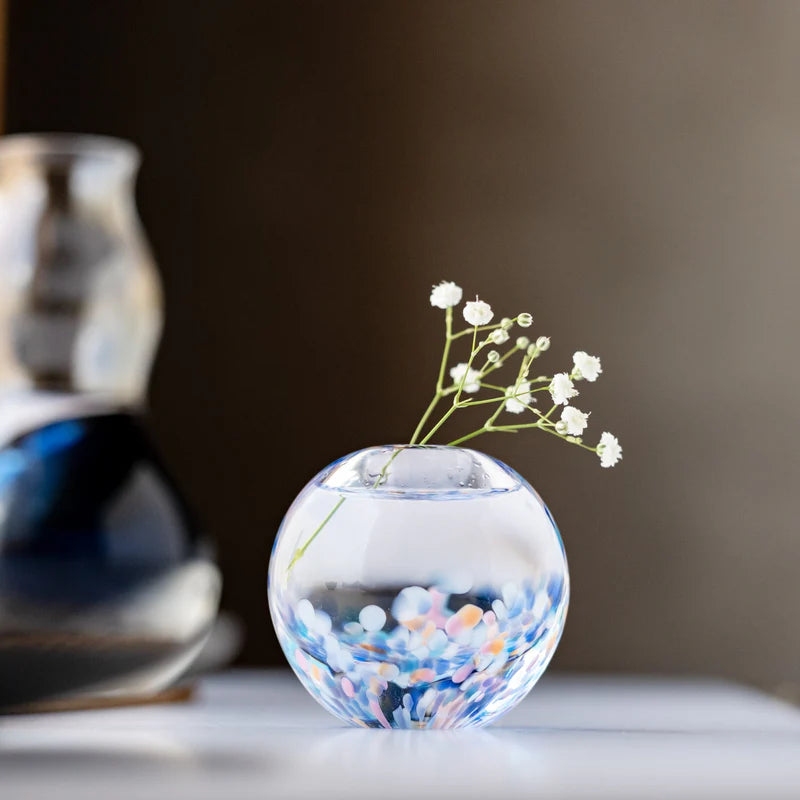 Glass Stem Vase - Dusk in Stillness