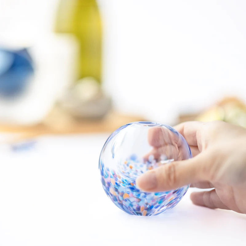 Glass Stem Vase - Dusk in Stillness