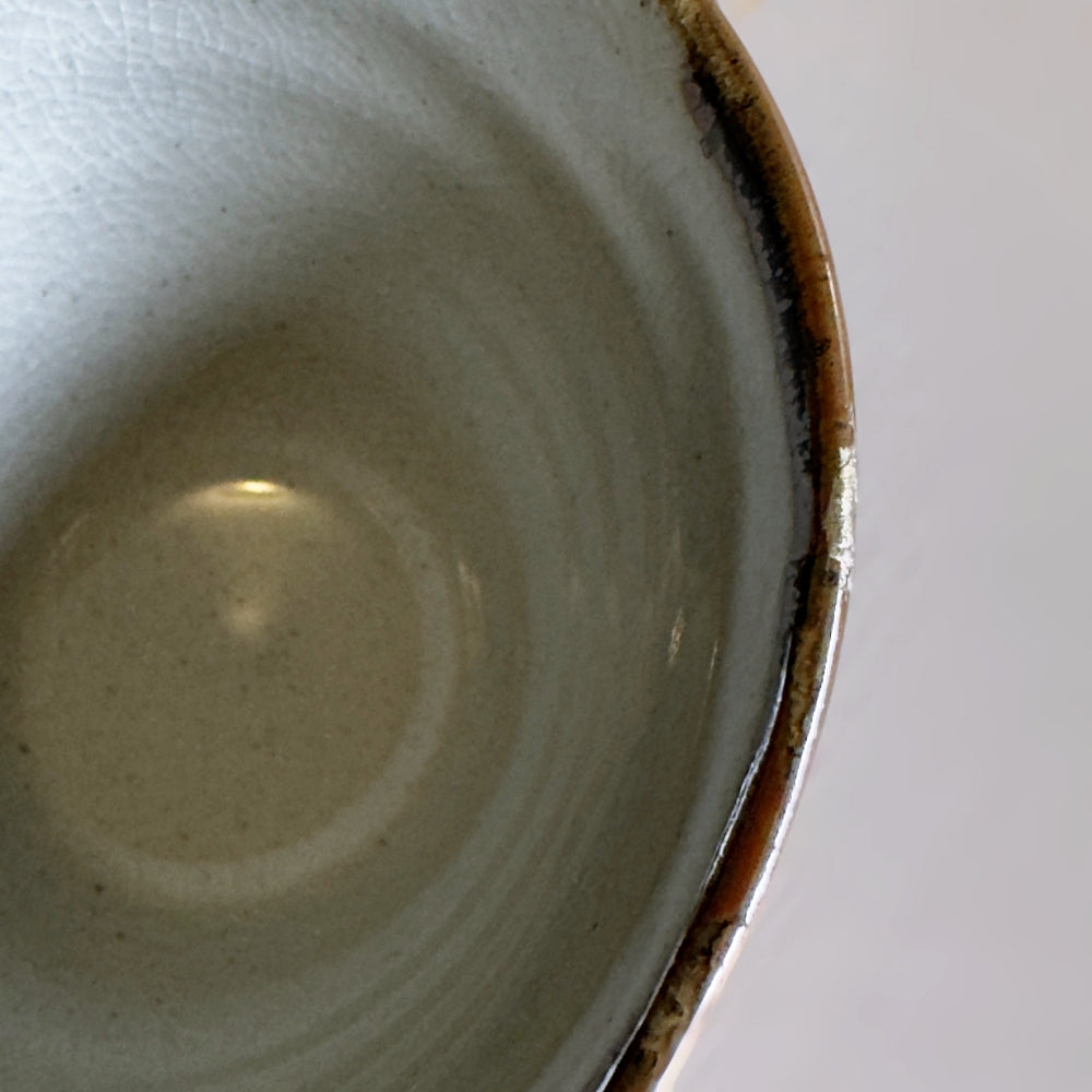 Kintsugi - Wide Rim Karakusa Tea Cup 2 - Small Rim Repair