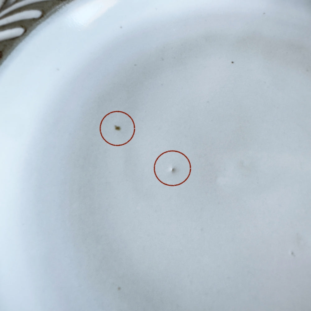 Laurel Large Plate - Mustard
