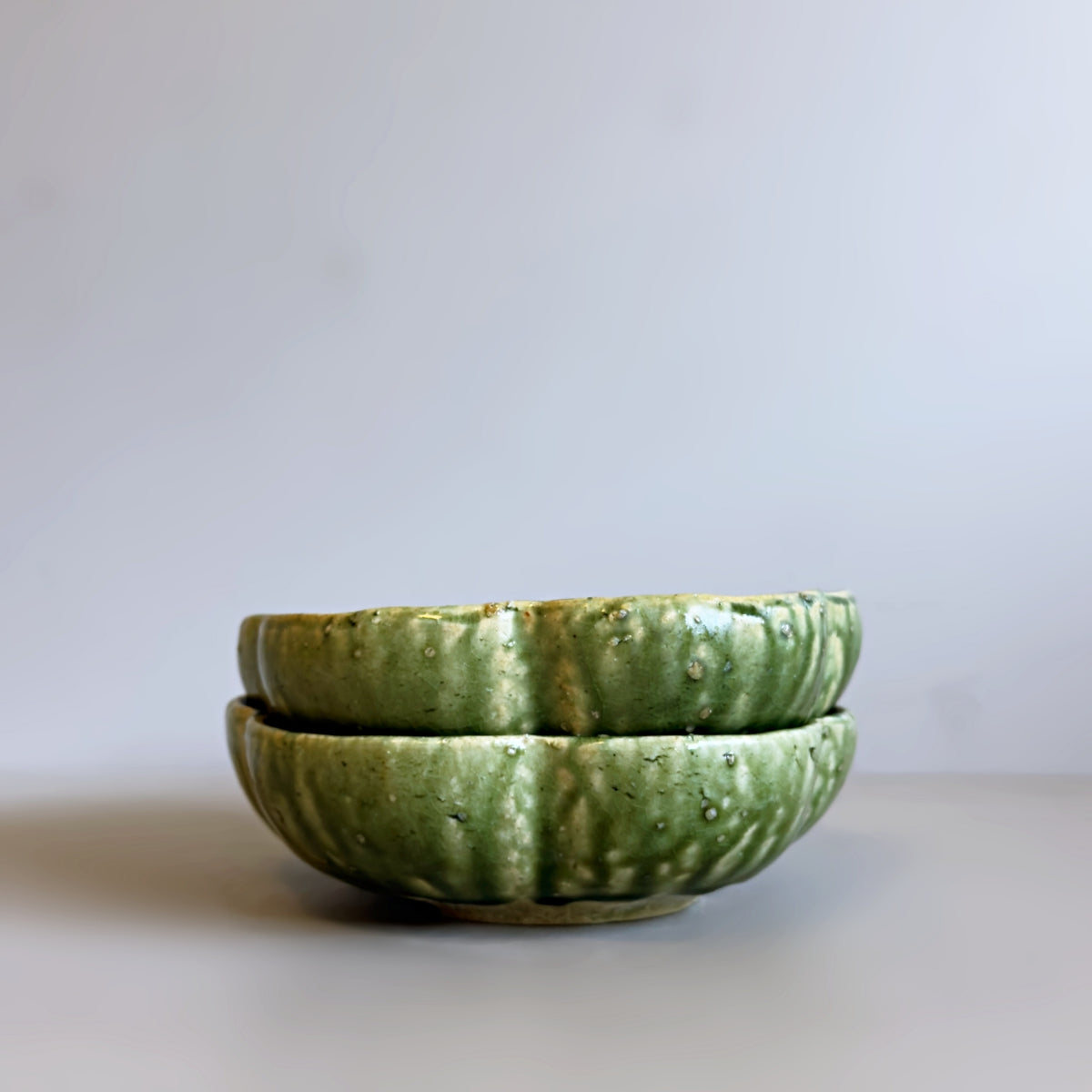 Oribe Mino Ware Flower Bowl no.1