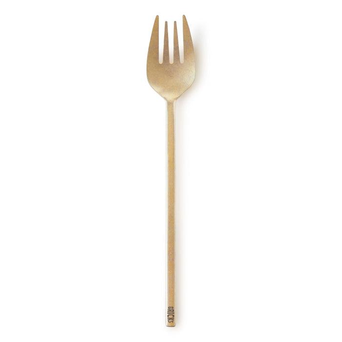 Brass style folk made in Japan by CHIPS JAPAN, available at Toka Ceramis.