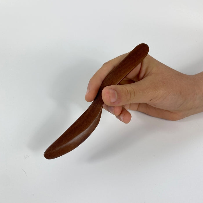 Natural Wooden Butter Knife imported from Japan. Toka Ceramics.