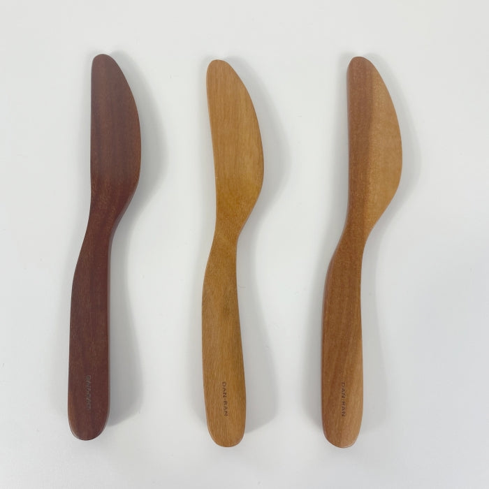 Natural Wooden Butter Knife imported from Japan. Toka Ceramics.